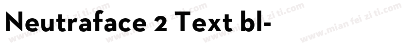 Neutraface 2 Text bl字体转换